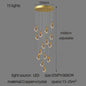 DecorBites™ Gourd Shaped Crystal Chandelier for Living Room & Restaurant