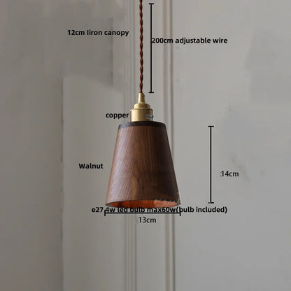 DecorBites™ Glass LED Pendant Lamp Copper Socket for Dining Living Room Decor