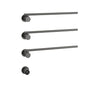 Smart Heated Towel Rack,Bathroom Towel Warmer with Timer, Adjustable Temperature, Rotating Bars,Towel Dryer,Bathroom Towel Rail