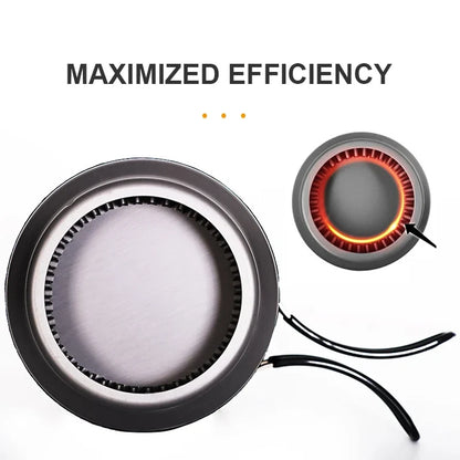 Camping Cooking Set Stove Pot Pan Cookware Outdoor Propane Cooking