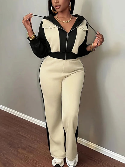 2 Piece Women Sets Autumn Winter Matching Sets Two Pieces Sets Long