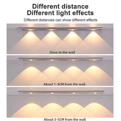 DecorBites™ LED Cabinet Lights Motion Sensor USB Rechargeable Wireless Kitchen Lamp