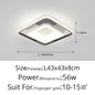 DecorBites™ LED Chandelier: Simple Modern Ceiling Lamps with Remote for Home, Bedroom, and Balcony