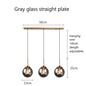 DecorBites™ Glass Pendant Lights: Nordic LED Hanging Lamp for Kitchen, Dining Room, Bedroom.