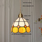 DecorBites™ Glass LED Pendant Lamp Tiffany Style Hand Stitch Dining Room Light