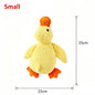 1/3pcs Yellow Duck Dog Toy Chew Resistant Interactive Pet Plush Toy with Quacking Sound For Aggressive Dog Grinding Teeth