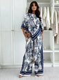 New Women Sets Spring Summer Boho Fashion Printed Matching Set Floral