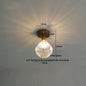 DecorBites™ Green Glass LED Ceiling Lamp for Home Living Room and Hallway Lighting