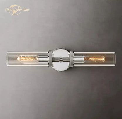 DecorBites™ Knurled Linear Glass Sconce LED Wall Lamp for Modern Lighting Décor