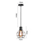 DecorBites™ Industrial Metal Ball Pendant Light for Bedroom Kitchen Island