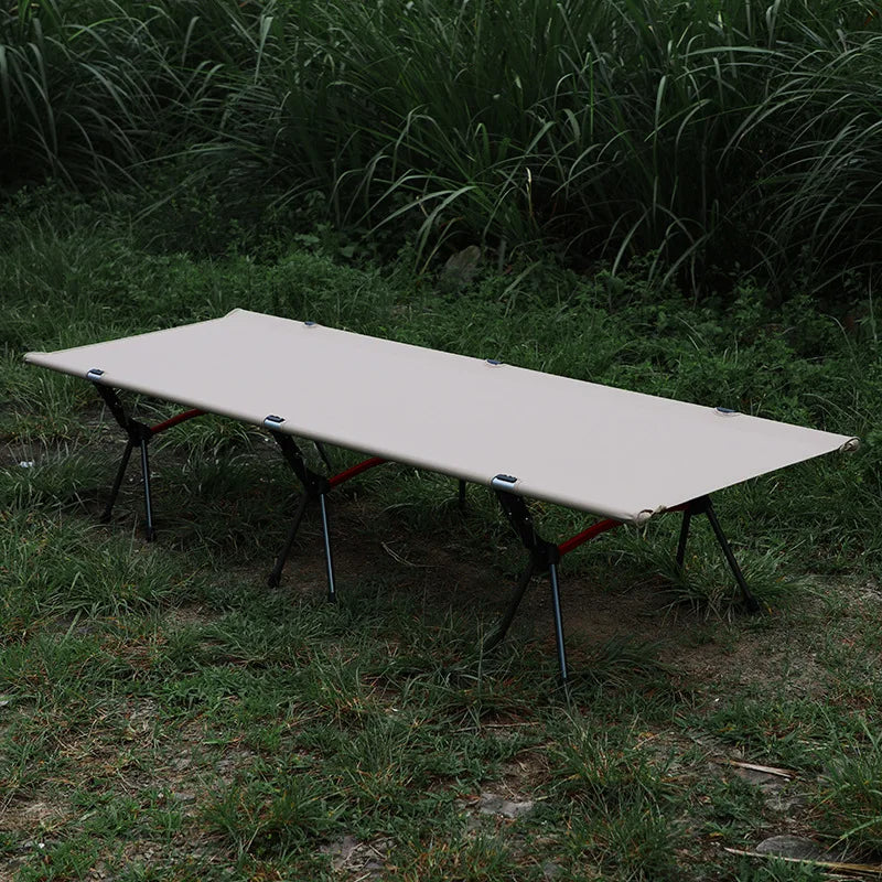 Camping Folding Cot High Legs One Person Outdoor Office Nap Sleeping