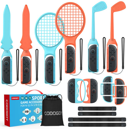 10 in 1 Sports Accessories Kit for Switch/switch OLED Sports Game 10