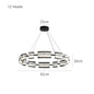 DecorBites™ Glass Restaurant Chandelier, High-End All Copper Lighting Fixture