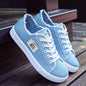 Spring Summer Women Canvas Sneaker Low Top Denim Sneakers Ladies