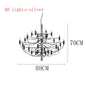 DecorBites™ LED Candle Chandelier: Elegant Italian Design Pendant Light for Home Decor