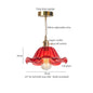 DecorBites™ Green Glass LED Pendant Light Fixture - Modern Nordic Hanging Lamp