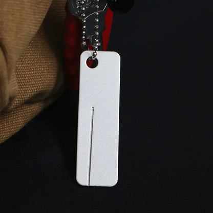 Knife Sharpener Diamond Pocket Tools Mini Keychain Outdoor Camping Sharpener Outdoor Camping Tool Emery Nail File Grinding Tool