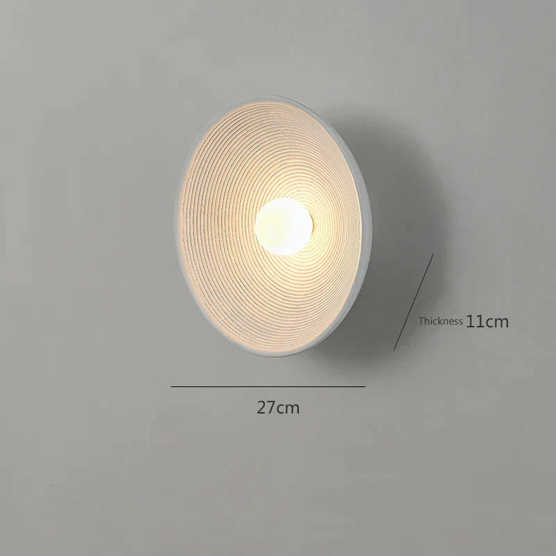 DecorBites™ Japanese Wall Lamp Retro Bedroom Bedside Light Wabi Sabi Art Decor