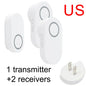 Self-Pow remote control doorbell AB door household waterproof long-distance intelligent electronic wireless doorbell