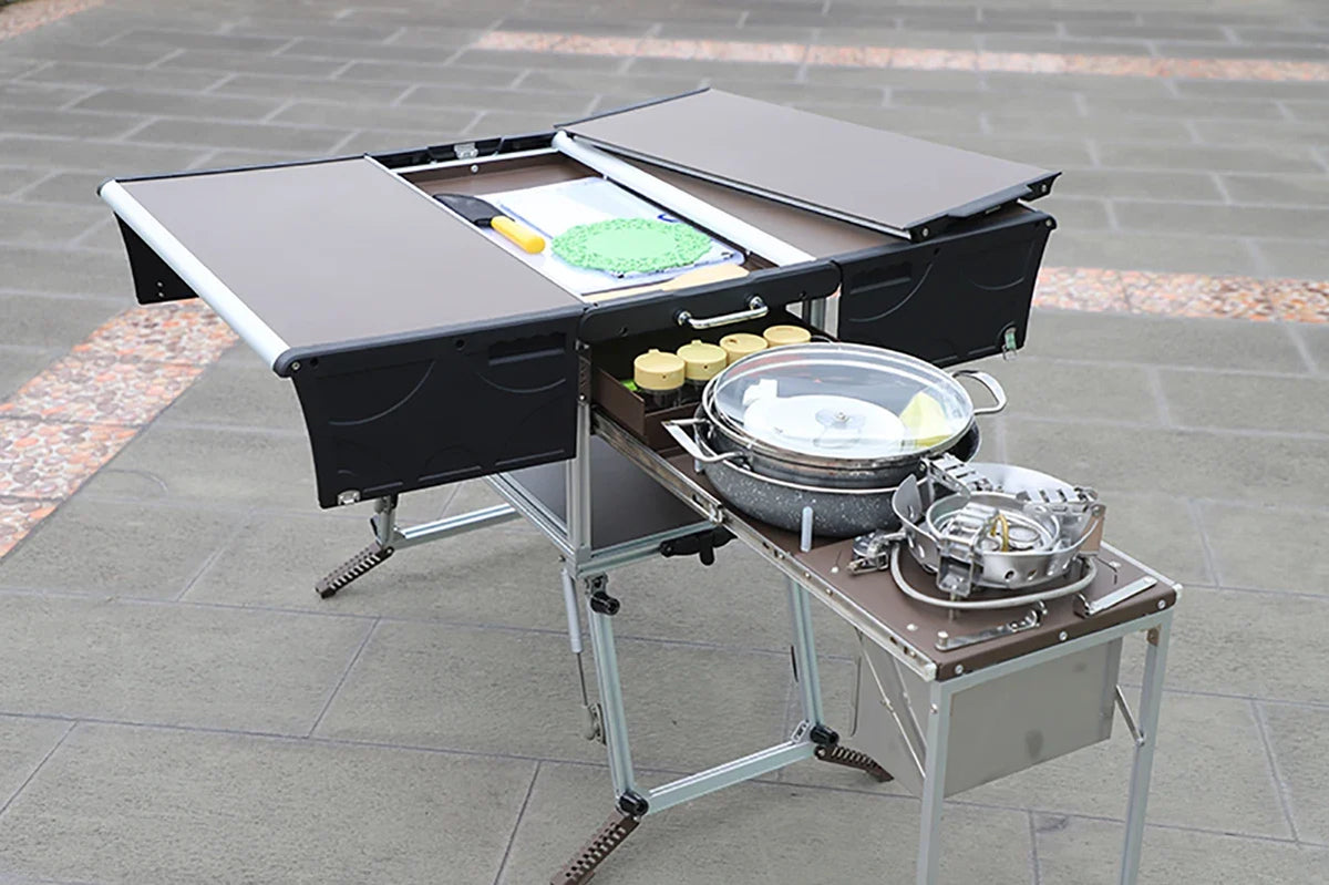 Camp Aluminum Kitchen and Rv Kitchen Bulin C650 Outdoor Equipped