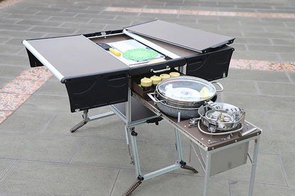 Camp Aluminum Kitchen and Rv Kitchen Bulin C650 Outdoor Equipped