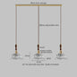 DecorBites™ Glass LED Pendant Lamp Petal Lampshade for Bedroom Living Dining Room