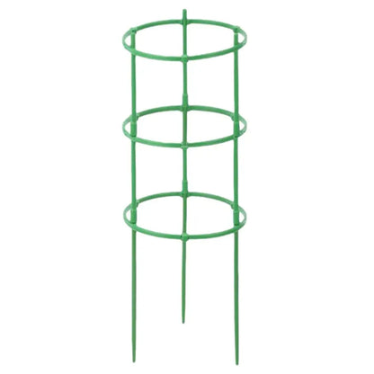 3/6/10 Layers Plant Support Plant Stakes Round Plant Support Ring Plastic Plant Cage Holder Flower Pot Climbing Trellis