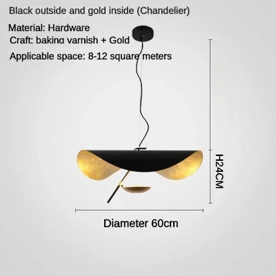 DecorBites™ LED Flying Saucer Chandelier - Modern Ceiling Light for Living Room & Bar