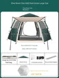캠핑용품 땡처리 6-8 Person Camping Equipment Tent Waterproof Windproof Sun Shelter Instant Setup Family Tent for Outdoor