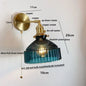 DecorBites™ Glass Pull Chain LED Wall Lamp Copper Socket Study Living Room Stair Light