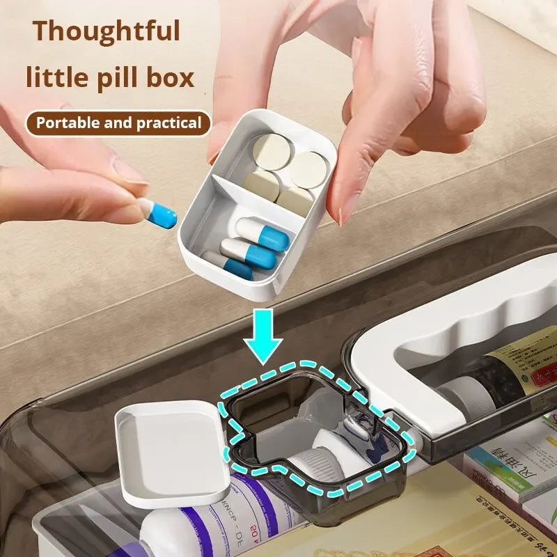 DecorBites™ Large Capacity Medicine Organizer