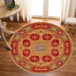 Bohemia Luxury Pattern Persian Round Carpet Washable Decoration Home