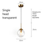 DecorBites™ Glass Pendant Lights: Nordic LED Hanging Lamp for Kitchen, Dining Room, Bedroom.