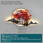 DecorBites™ LED Landscape Pine Picture Wall Light for Home Decor