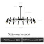 DecorBites™ LED Ceiling Chandelier: Minimalist Nordic Home Lighting for Living Room, Bedroom, Dining Area