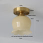 DecorBites™ Glass Flower LED Ceiling Lights - Modern Nordic Canopy Lamparas Techo