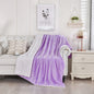 Sherpa Fleece Blanket Throw Black Soft Reversible Thick Plush Blankets Microfiber Winter Bed Blanket for Camping Couch Sofa