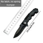 This multi-functional all-in-one folding knife is a portable tool for outdoor camping, hiking, survival, and household peeling