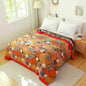 DecorBites™ Japanese Cotton Gauze Flower Blanket: Soft and Breathable Summer Throw