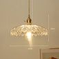 DecorBites™ Green Glass LED Hanging Light Fixture Copper Socket Modern Pendant Lamp