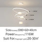 DecorBites™ LED Chandelier: Modern Living Room Kitchen Hanging Light, White Indoor Lighting Fixture