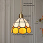 DecorBites™ Glass LED Pendant Lamp Tiffany Style Hand Stitch Dining Room Light