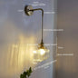 DecorBites™ Glass Copper LED Wall Lamp Modern Corridor Bedside Light