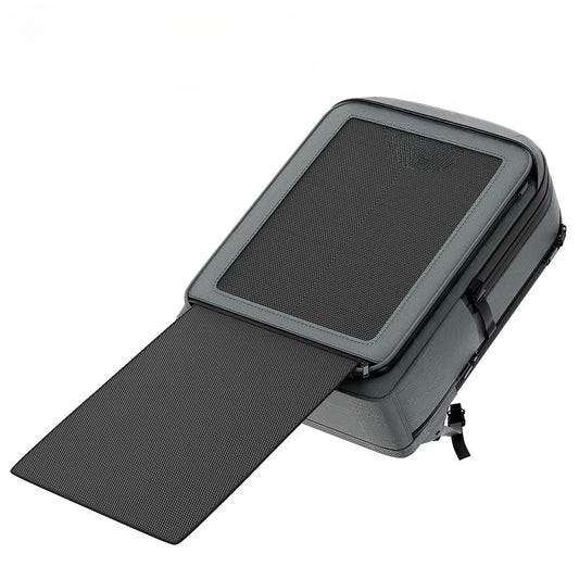 Custom waterproof solar backpack with 30W solar panel, capacity 20-35L, USB-A+C output, suitable for hiking, camping, traveling