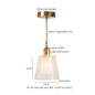 DecorBites™ Green Glass LED Pendant Light Fixture - Modern Nordic Hanging Lamp