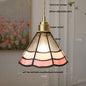 DecorBites™ Glass LED Pendant Lamp Tiffany Style Hand Stitch Dining Room Lights