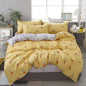 DecorBites™ Lattice Plant Geometric Pattern Bedding Set with Sheet Pillows