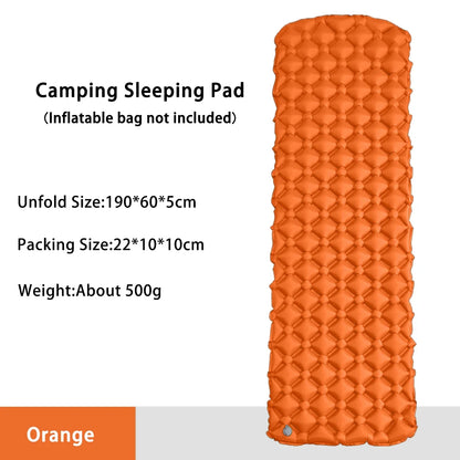 Camping Inflatable Mattress in Tent Folding Camp Bed Sleeping Pad