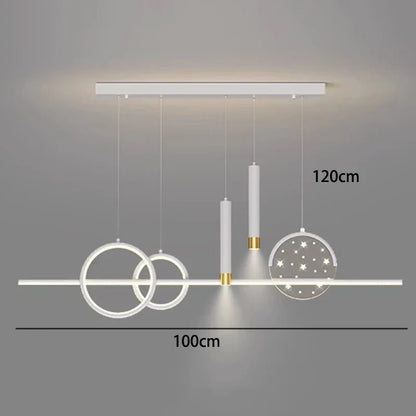 DecorBites™ LED Pendant Chandeliers for Modern Living and Dining Rooms