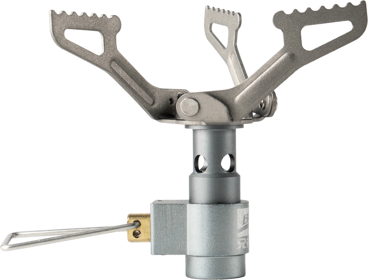 Brs-3000t Titanium Mini Camping Gas Burners 25g One-Piece Pocket Stove